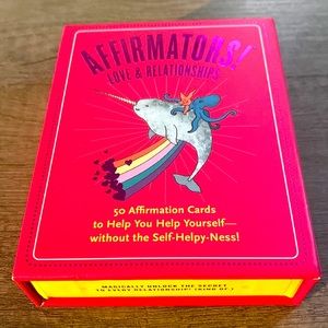 Affirmators💌Love & Relationships 50 Affirmation Cards to Help You Help Yourself